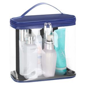 Heavy Duty Leak Proof Clear Travel Bags For Toiletries, Transparent Makeup🦑